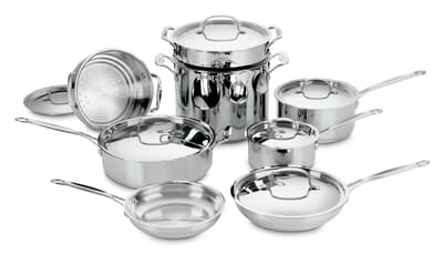 Cuisinart Stainless Steel 14-Piece Cookware Set