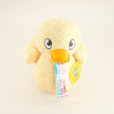 Crayola Color Me Duck Plush with Washable Markers