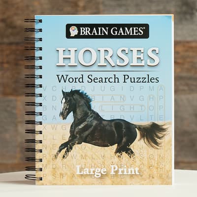 Large Print Horses Word Search Puzzles