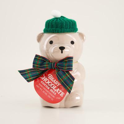 Bear Shaped Container with Hot Cocoa Mix