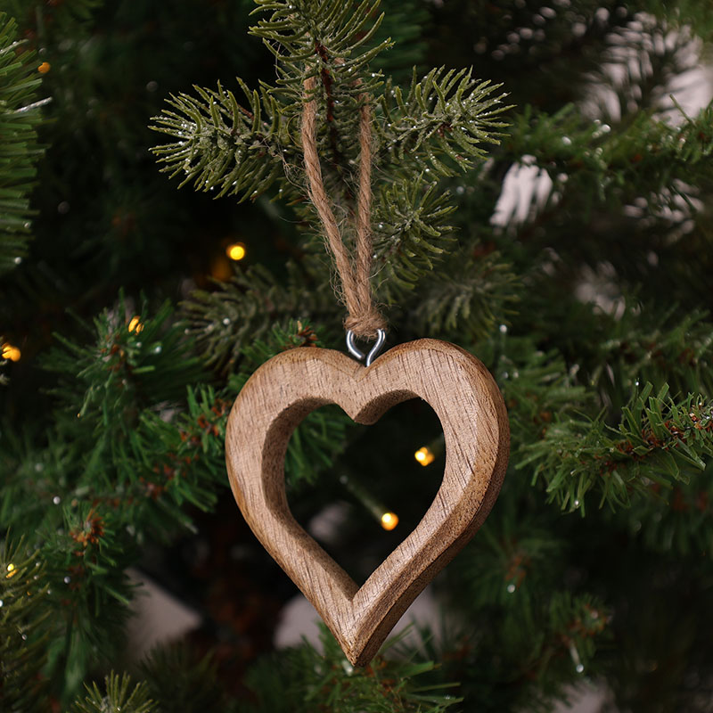 Pearl Beaded Heart Ornament - Cracker Barrel