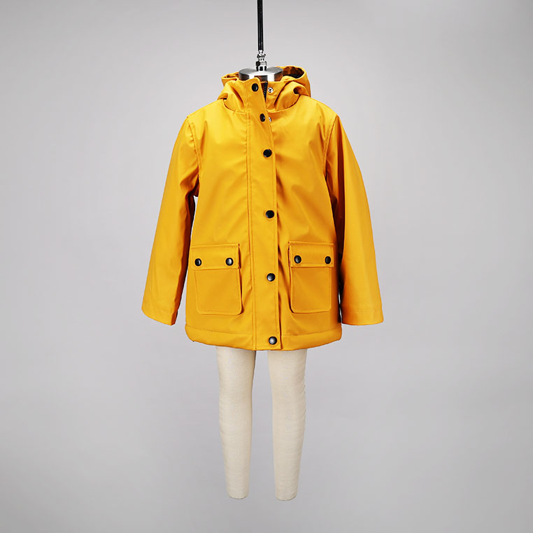 Toddler Solid Yellow Sherpa Lined Raincoat Cracker Barrel