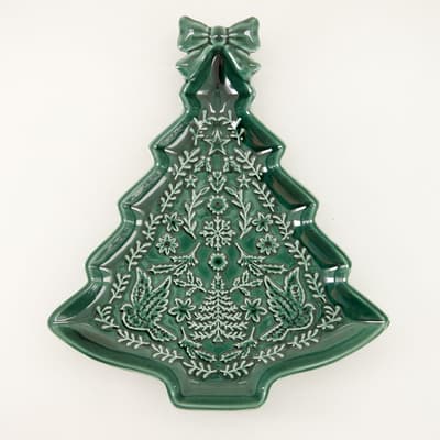 Embossed Tree Plate