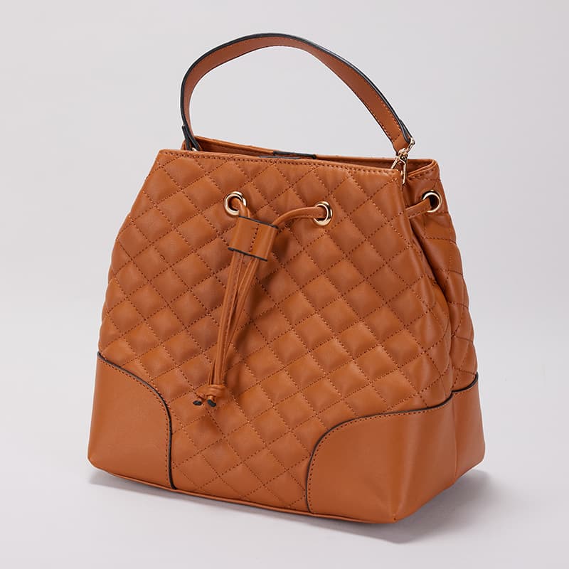 Quilted deals bucket bag