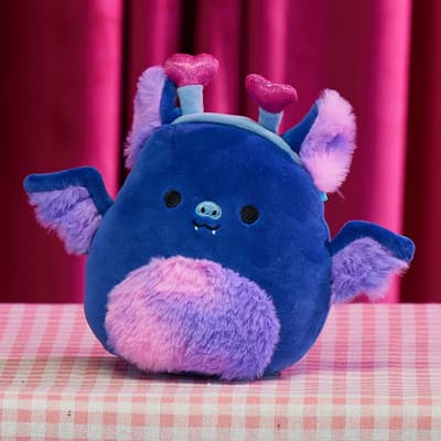 5" Navy Blue and Tie Dye Fruit Bat Squishmallow