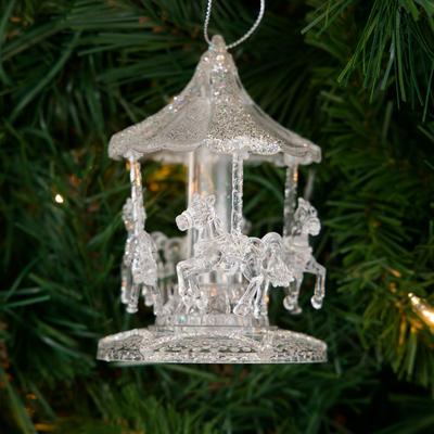 Resin Carousel Ornament