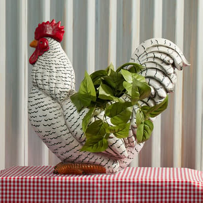 Rooster Planter