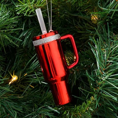 Red Tumbler Ornament