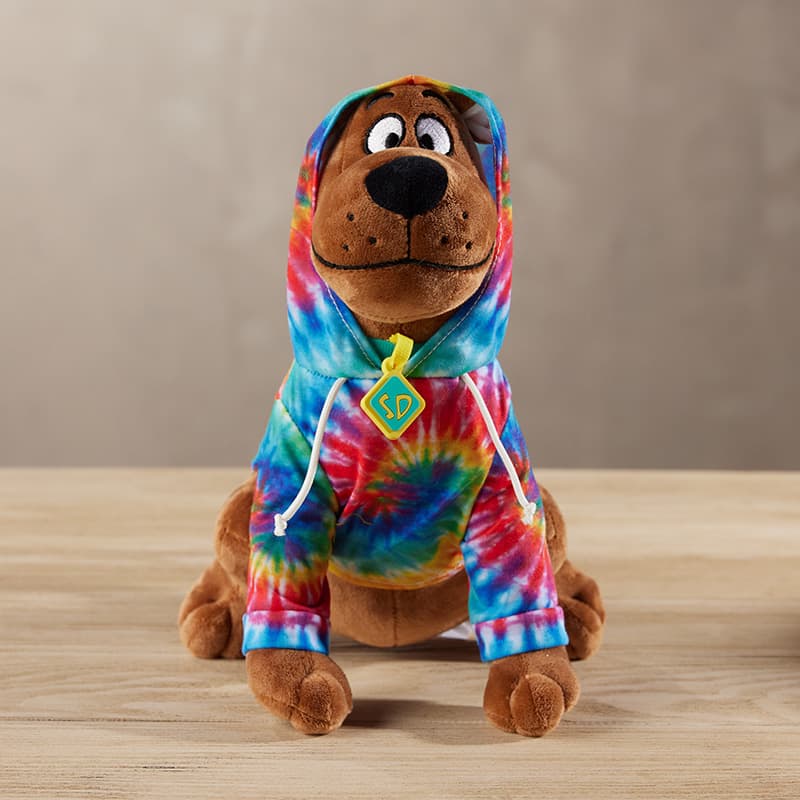 Scooby Doo with Tie-Dye Hoodie Plush Cracker Barrel