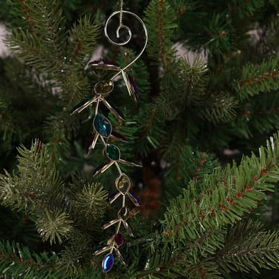 Jeweled Branch Ornament