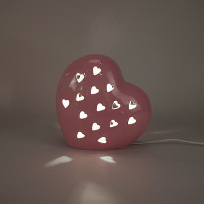 Ceramic Heart Accent Light