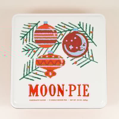 Moon Pie Ornament Tin