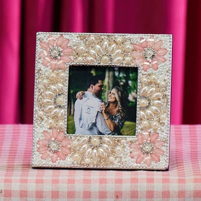 Beaded Photo Frame