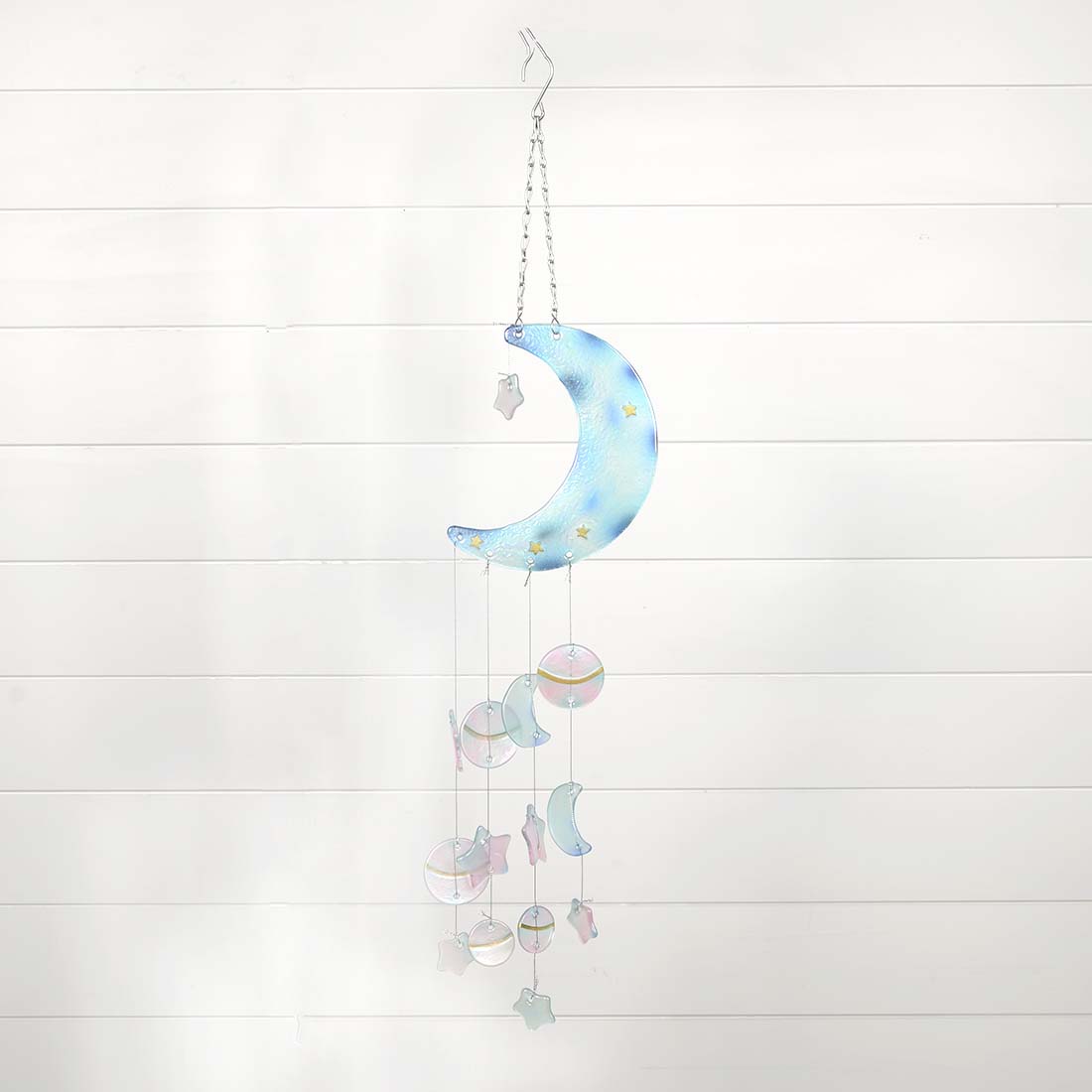 Glass Moon Wind Chime Cracker Barrel