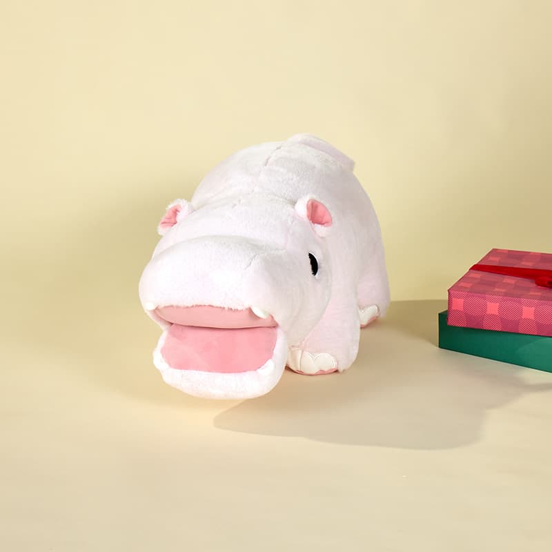 Jumbo Pink Hippo Plush - Cracker Barrel