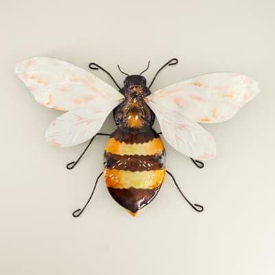 Metal Honeybee Wall Decor - Small