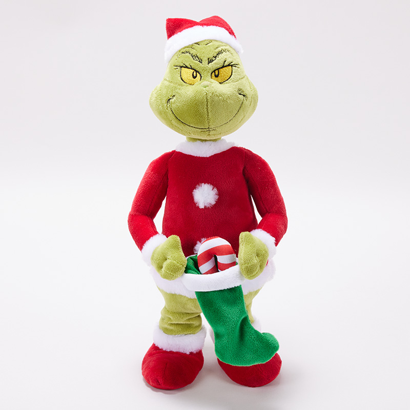 Plush grinch clearance toy