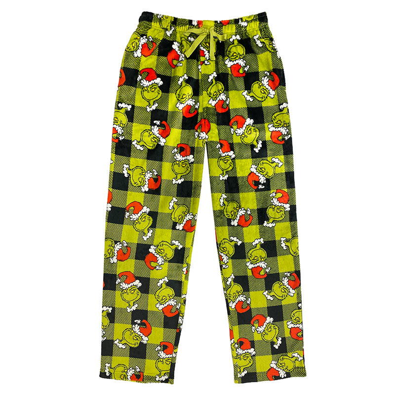 Grinch Buffalo Plush Sleep Pants