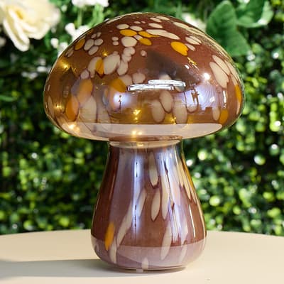 LED Glass Mushroom