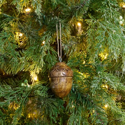 Wooden Acorn Ornament