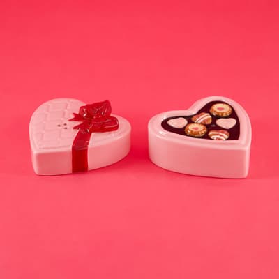 Box of Chocolate Salt And Pepper Set