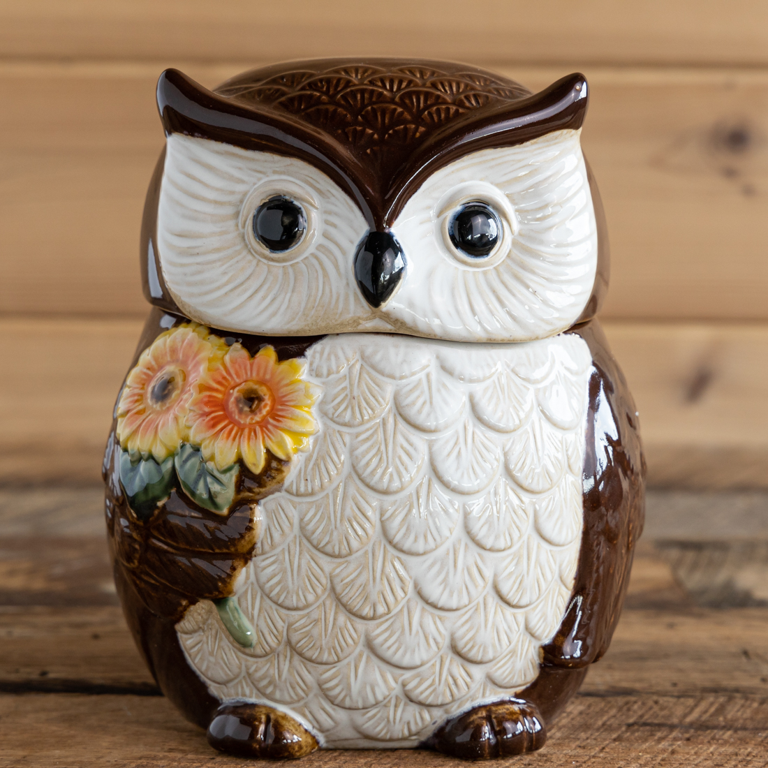 Stoneware Owl Cookie Jar - Cracker Barrel
