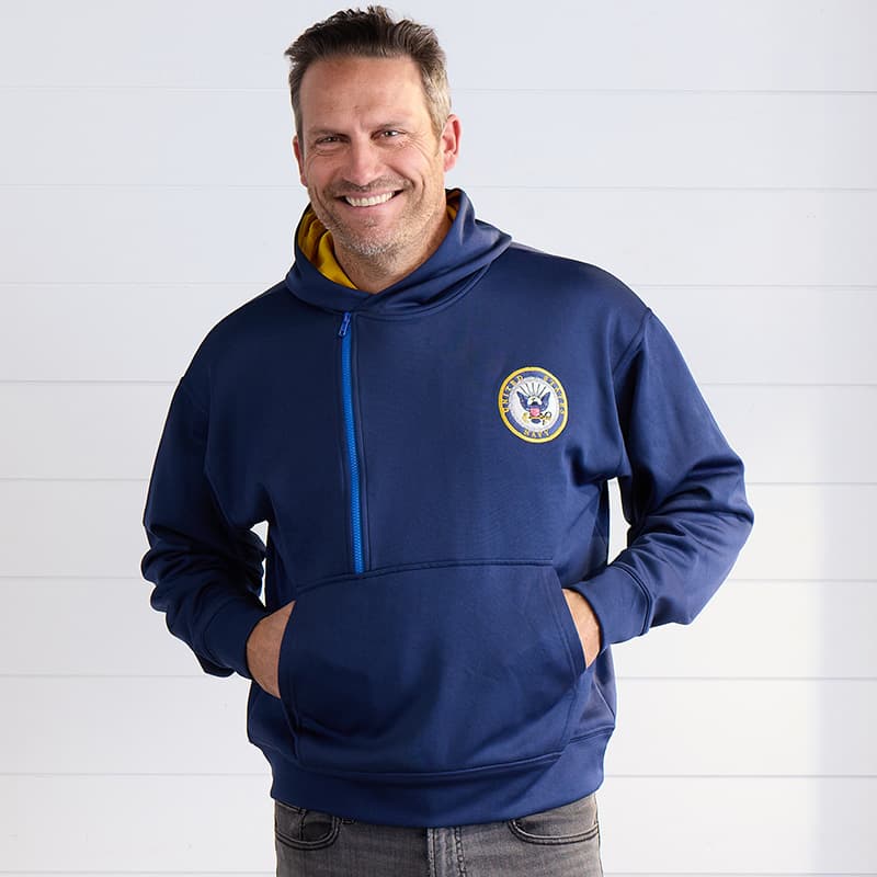 Navy Half Zip Navy Jacket - Cracker Barrel
