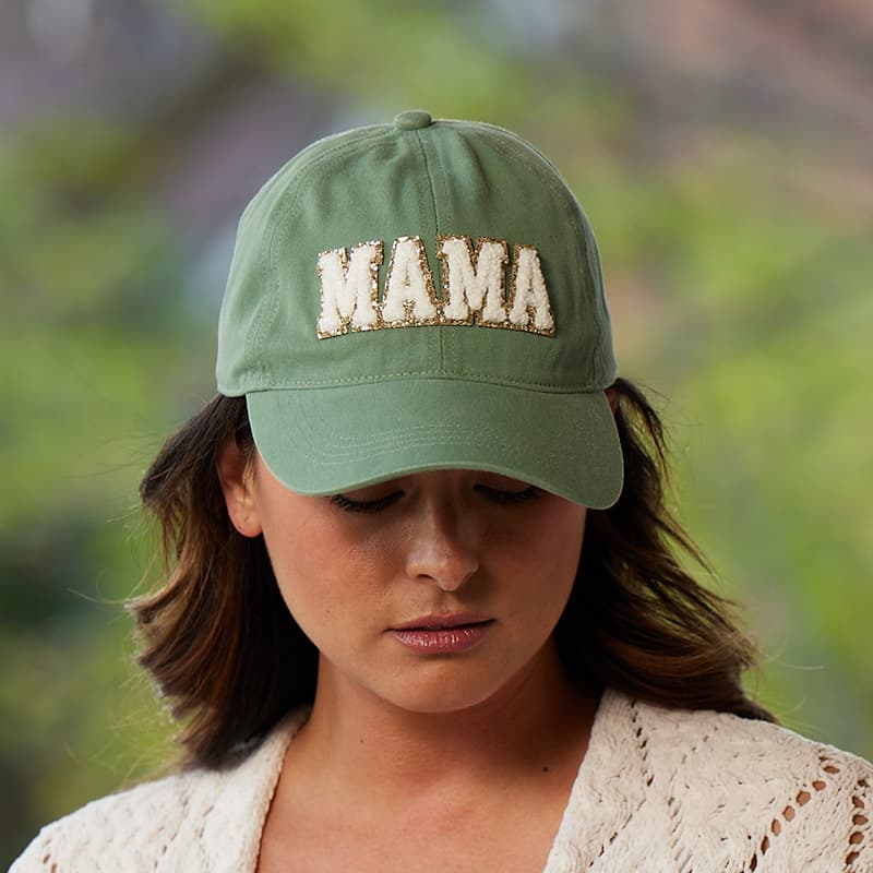 Green womens hot sale baseball cap