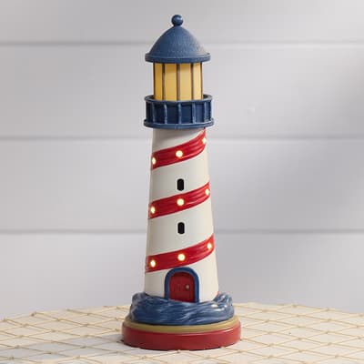 LED Lighthouse Figurine