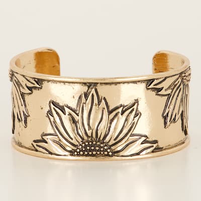 Sunflower Cuff Bracelet