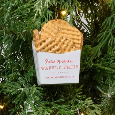 Waffle Fries Ornament