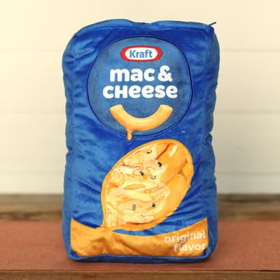 Kraft Mac and Cheese Package Plush