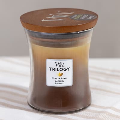 WoodWick&reg; 9.7 Oz. Cafe Sweets Trilogy Hourglass Jar