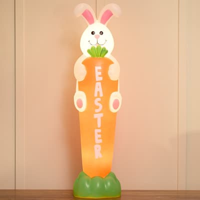 Welcome Carrot Bunny Blow Mold