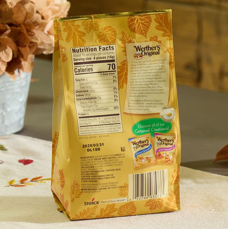 Werther's Caramel Apple Hard Candies - Cracker Barrel