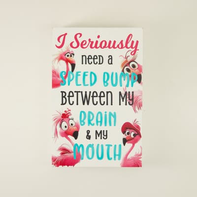 Speed Bump Block Sign