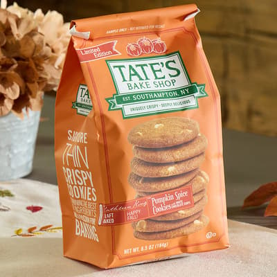 Tate's Pumpkin Spice Cookies