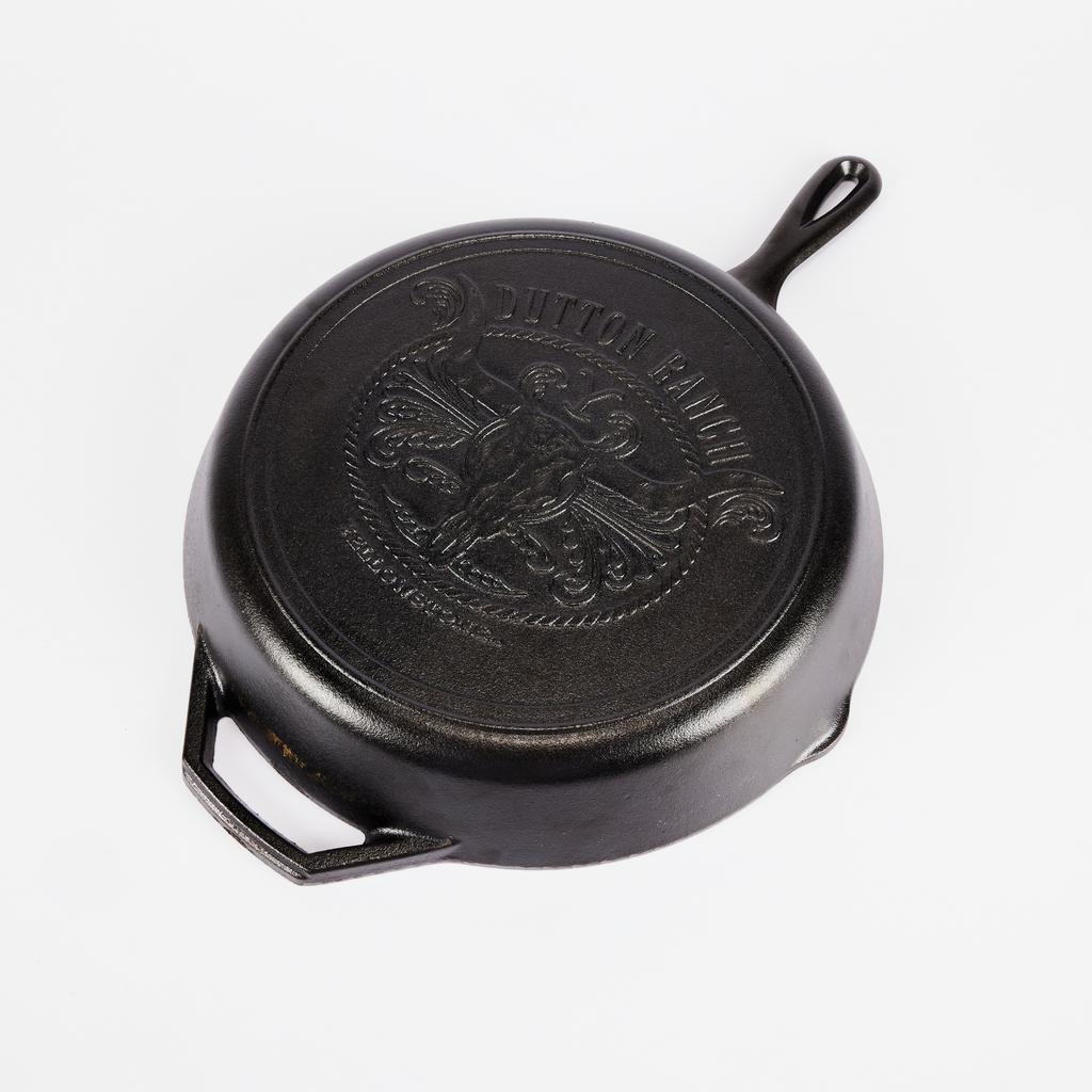 Lodge Yellowstone Cast Iron Steer Skillet, 12 in.