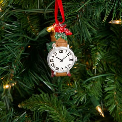 Mouse in Wristwatch Ornament