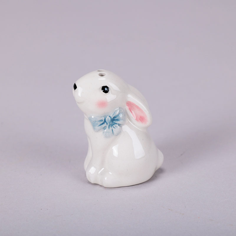 Bunny with Blue Bow Salt Shaker - Cracker Barrel