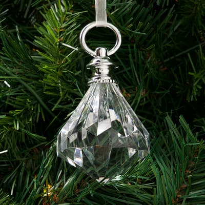 Faux Diamond Ornament