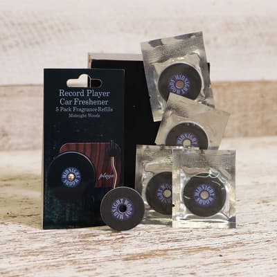 Midnight Woods Record Player Car Freshener Refill 5 Pack