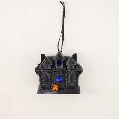 LED Haunted House Ornament