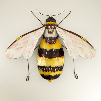 Metal Honeybee Wall Decor - Large