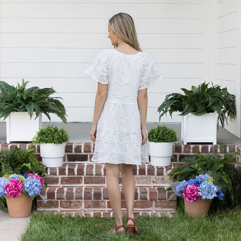 ワンピース Viera Pintuck Tiered Dress ワンピース Viera Pintuck Tiered Dress M Viera Pintuck Tiered Dress