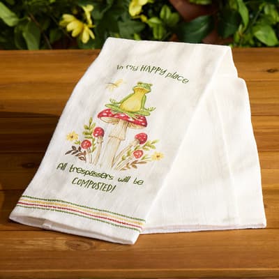 Happy Place Slub Towel