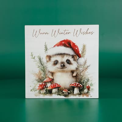 Winter Wishes Sign