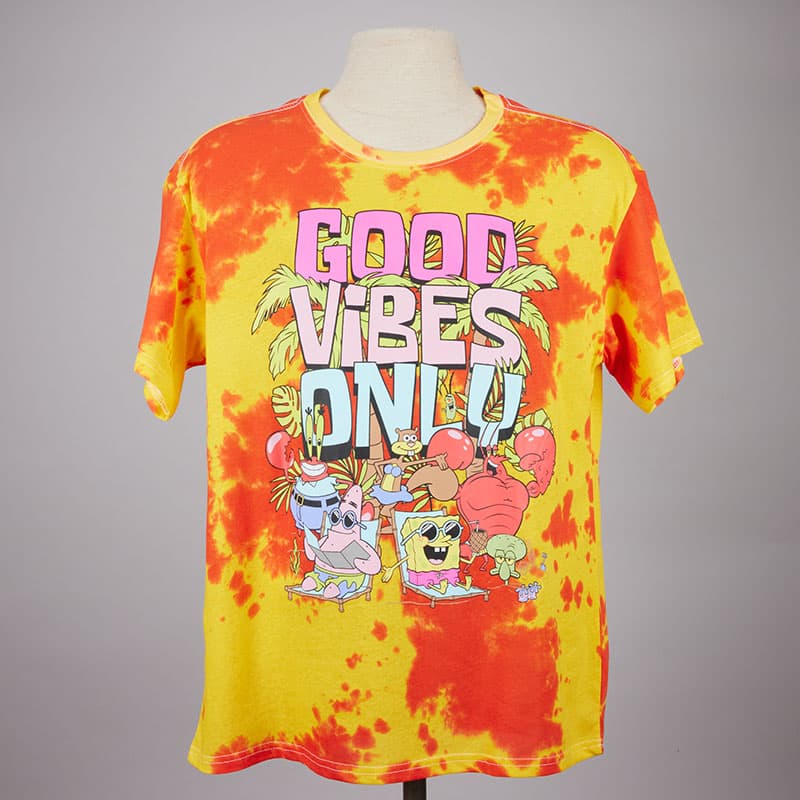 Spongebob Gang Tie Dye Tee Cracker Barrel