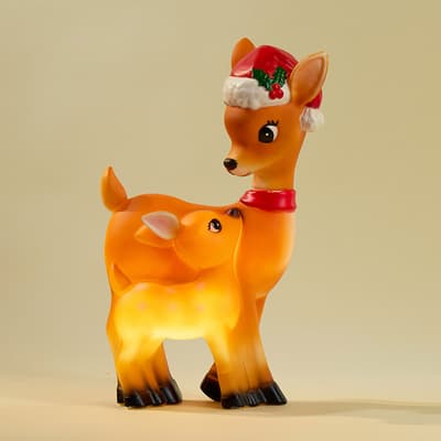 Deer and Baby Blow Mold