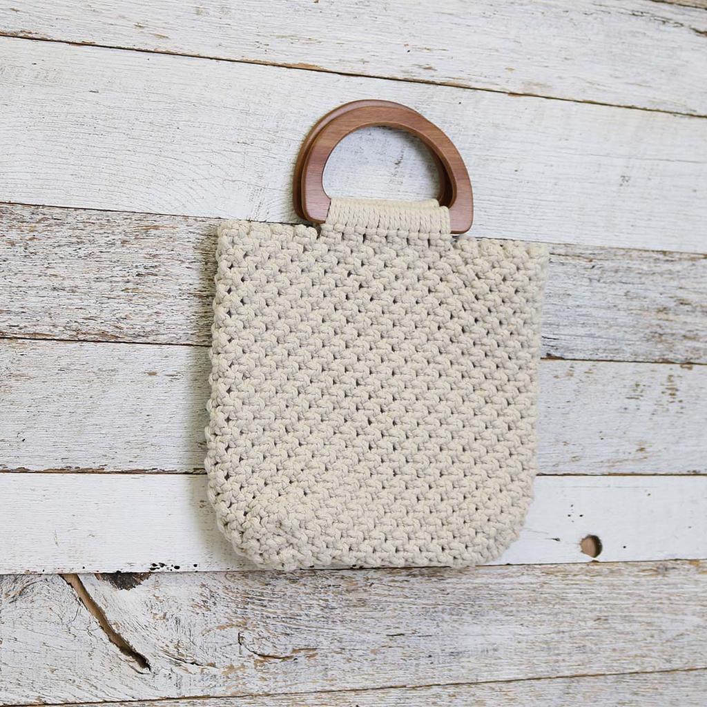 Crochet best sale rope bag